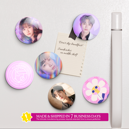 Magnetic Badge Fridge Magnet