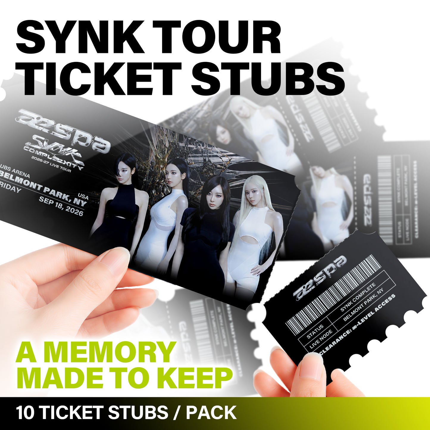 LEMONADE Tour City Ticket Stubs