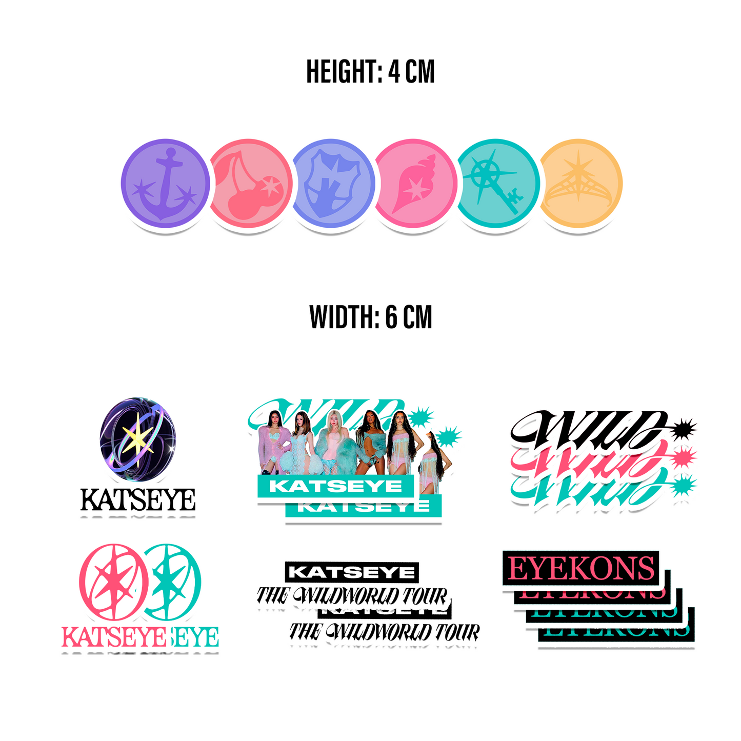 WILD Sticker Mix