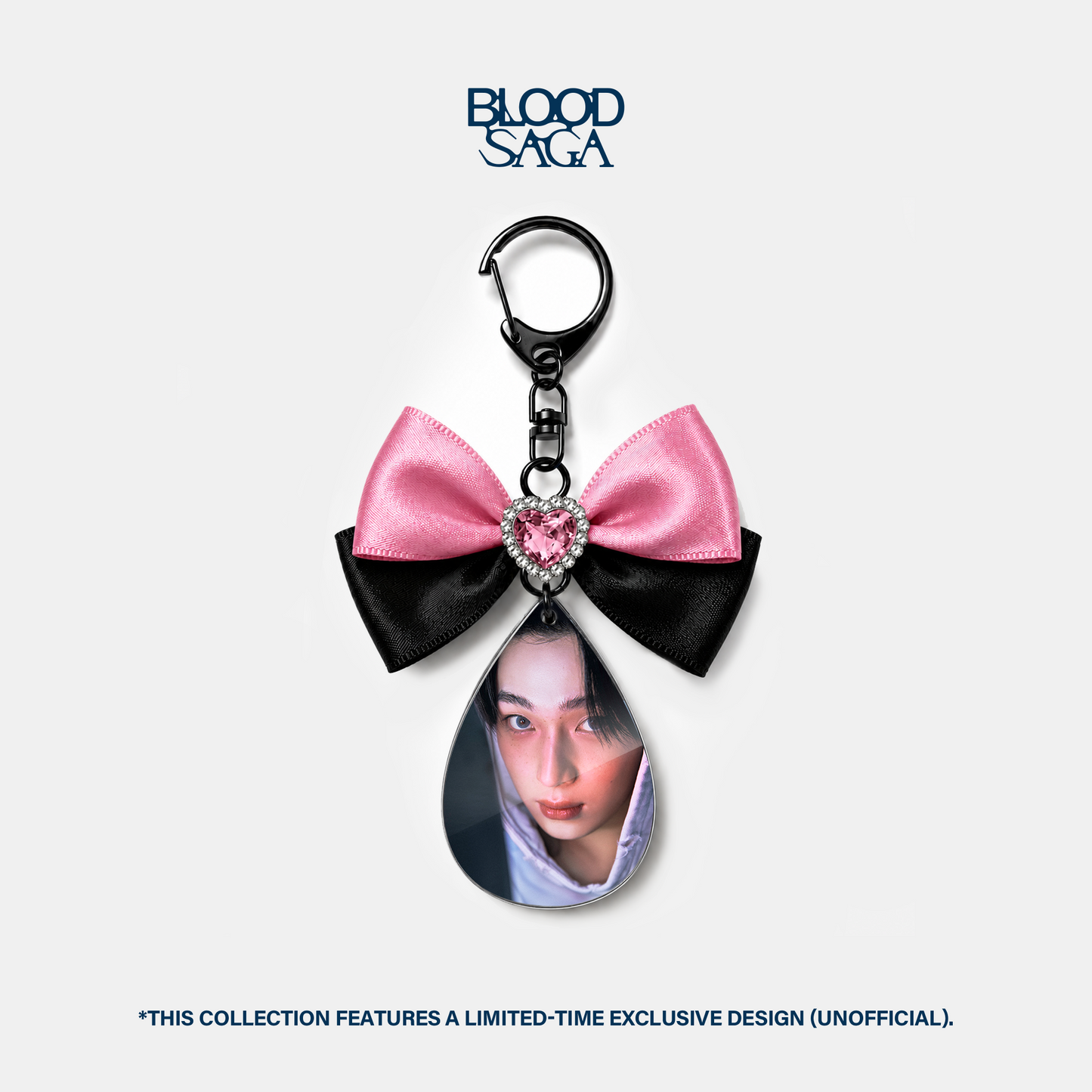 EN-Custom Blood Drop Keychain