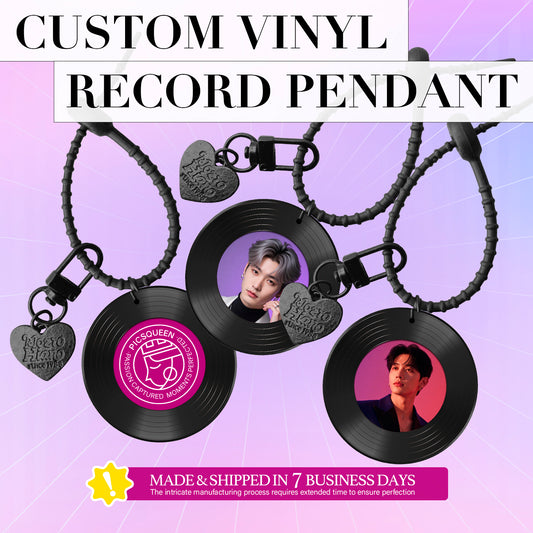 Custom Vinyl Record Pendant