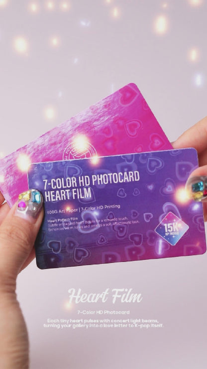 7-Color HD Photocard - Heart Film