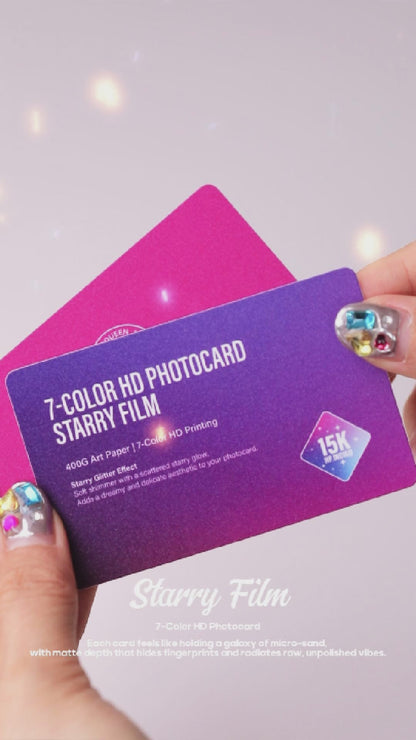 7-Color HD Photocard - Starry Film