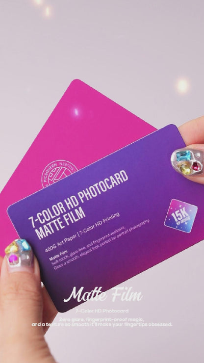 7-Color HD Photocard - Matte Film