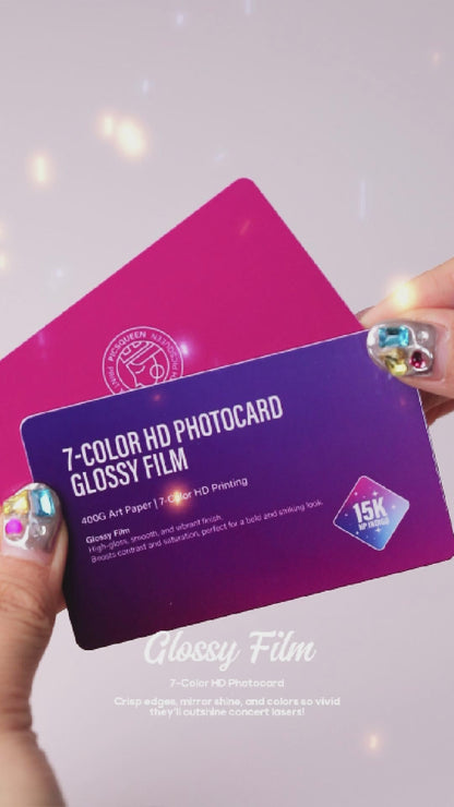 7-Color HD Photocard - Glossy Film