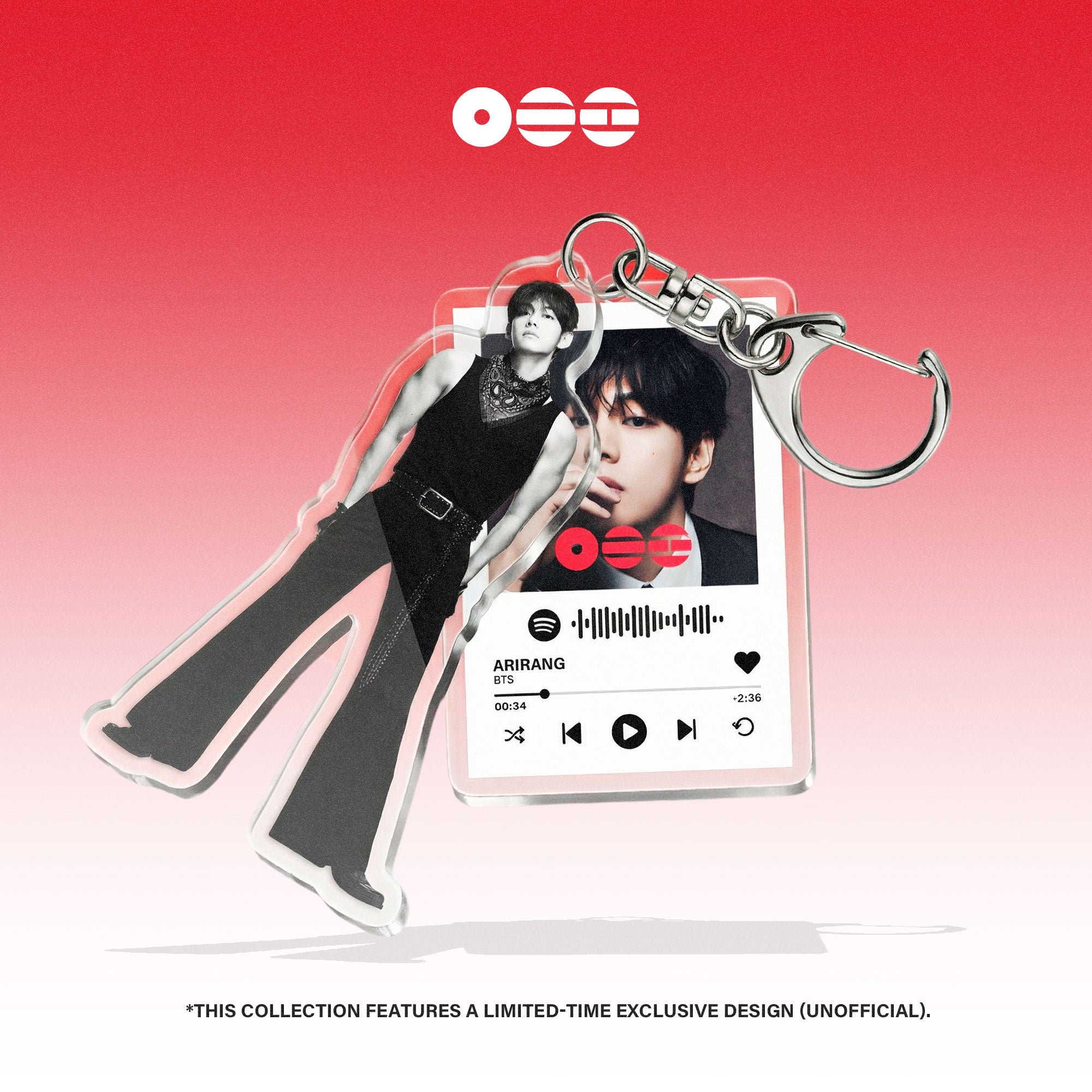 BTS fan-made music code keychain – PICSQUEEN